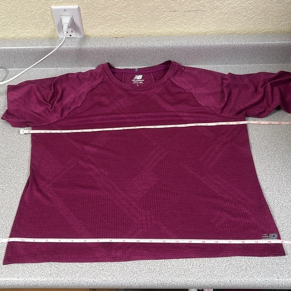 New Balance Athletic Women's Long Sleeve Top in Purple - Picture 6 of 7